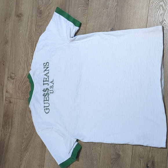 Guess x ASAP Rocky Green Ringer T-Shirt Men's size Medium - Picture 3 of 11